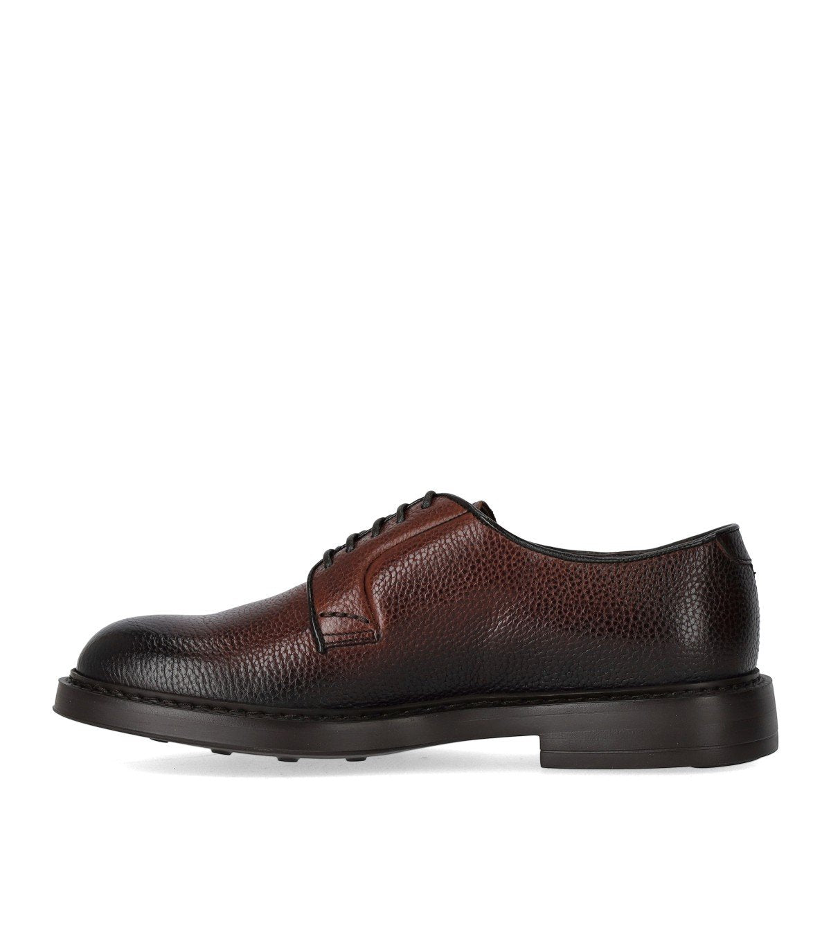 DOUCAL'S INCA BROWN DERBY LACE-UP SHOE