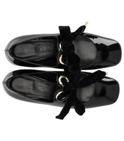 A.BOCCA MARY JANE BLACK BALLET FLAT WITH BOW