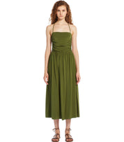 MAX MARA WEEKEND GHIA GREEN MIDI DRESS