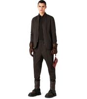 EMPORIO ARMANI BRUIN BLAUW OMKEERBAAR JAS