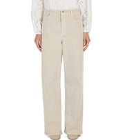 MAX MARA WEEKEND MEDINA SABBIA WIDE LEG JEANS