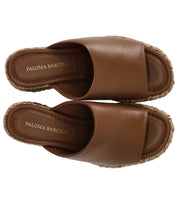 PALOMA BARCELÓ ALIDE BROWN WEDGE SANDAL