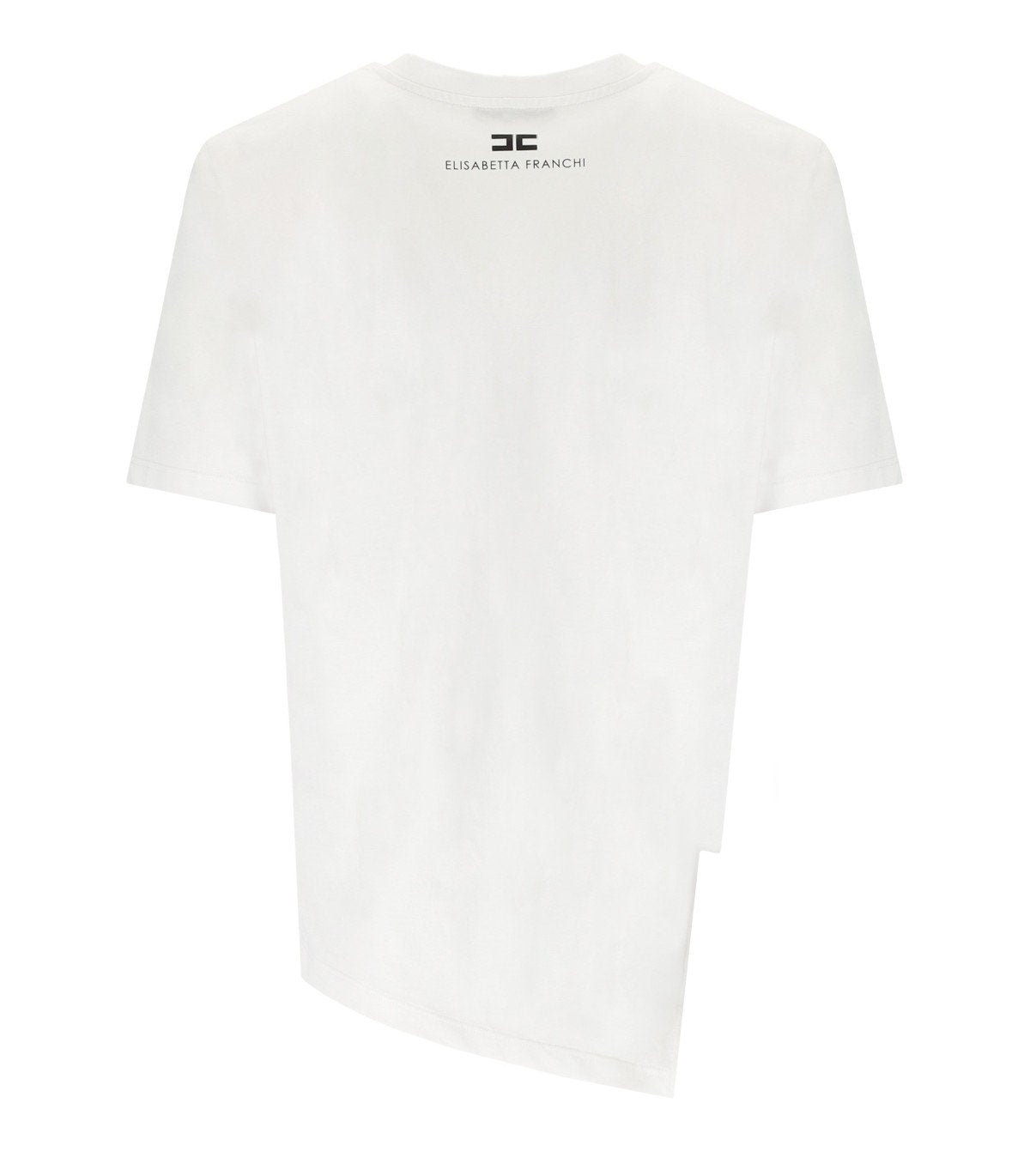 ELISABETTA FRANCHI GESSO ASYMMETRIC T-SHIRT