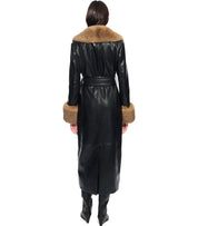 STAND STUDIO ESTELLA ZWART COAT