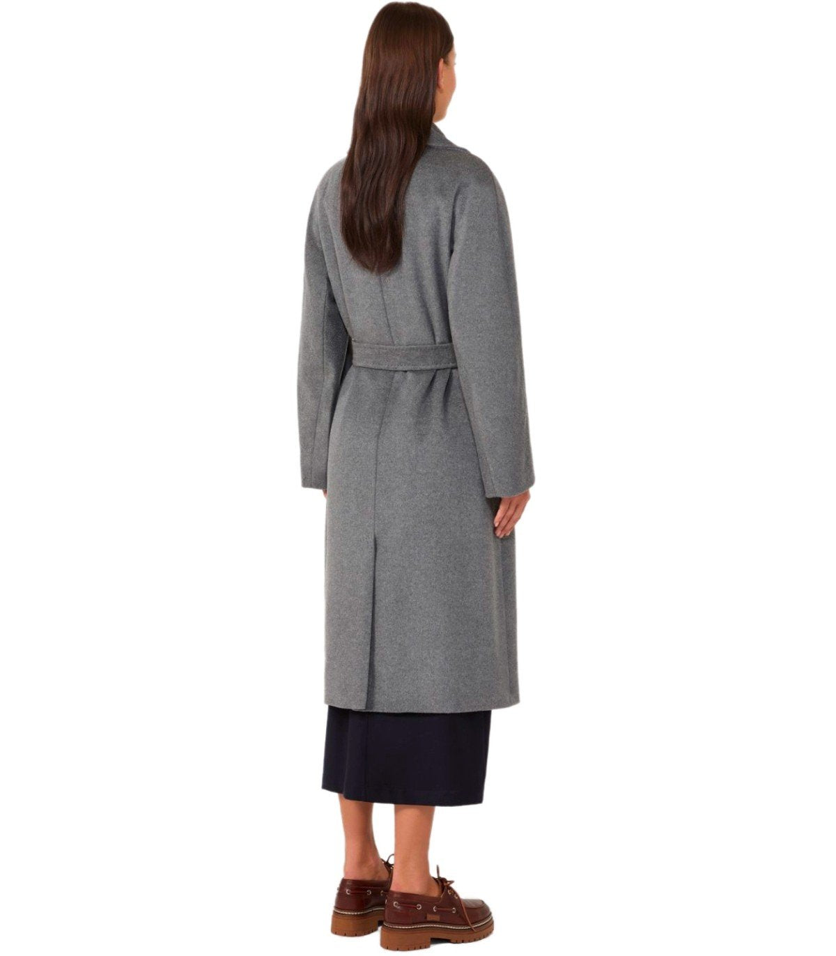 CAPPOTTO CON CINTURA RESINA GRIGIO MAX MARA WEEKEND