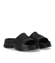 GANNI BLACK POOL SLIDE SANDAL