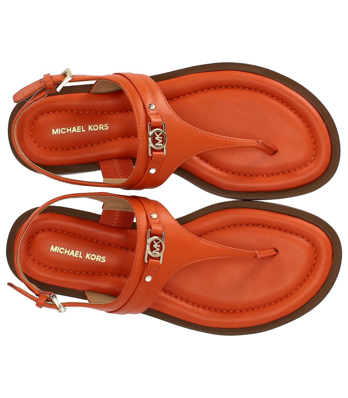 MICHAEL KORS MANDY ORANGE THONG SANDAL