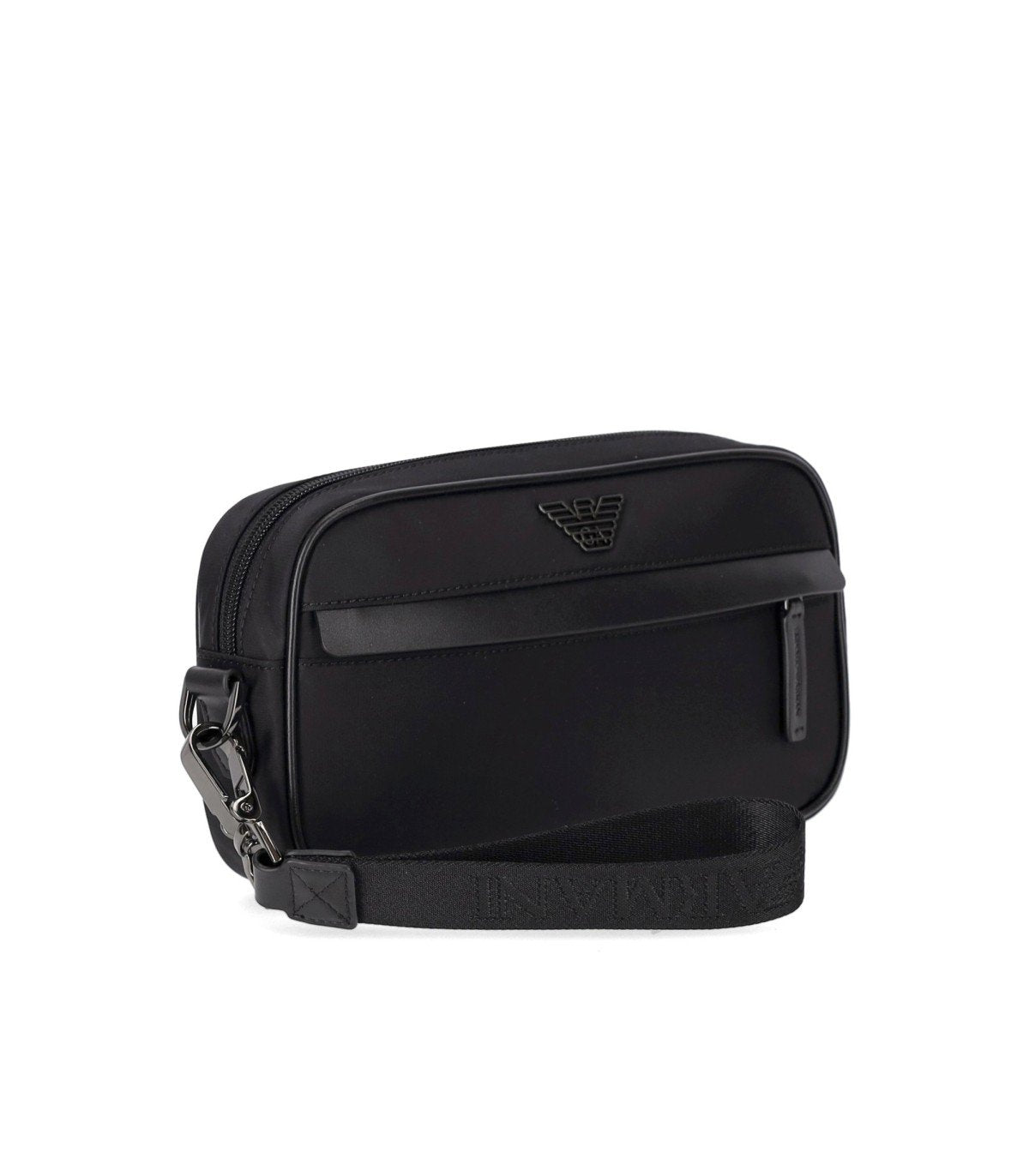 EMPORIO ARMANI NYLON BLACK TOILETRY BAG
