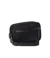 EMPORIO ARMANI NYLON BLACK TOILETRY BAG
