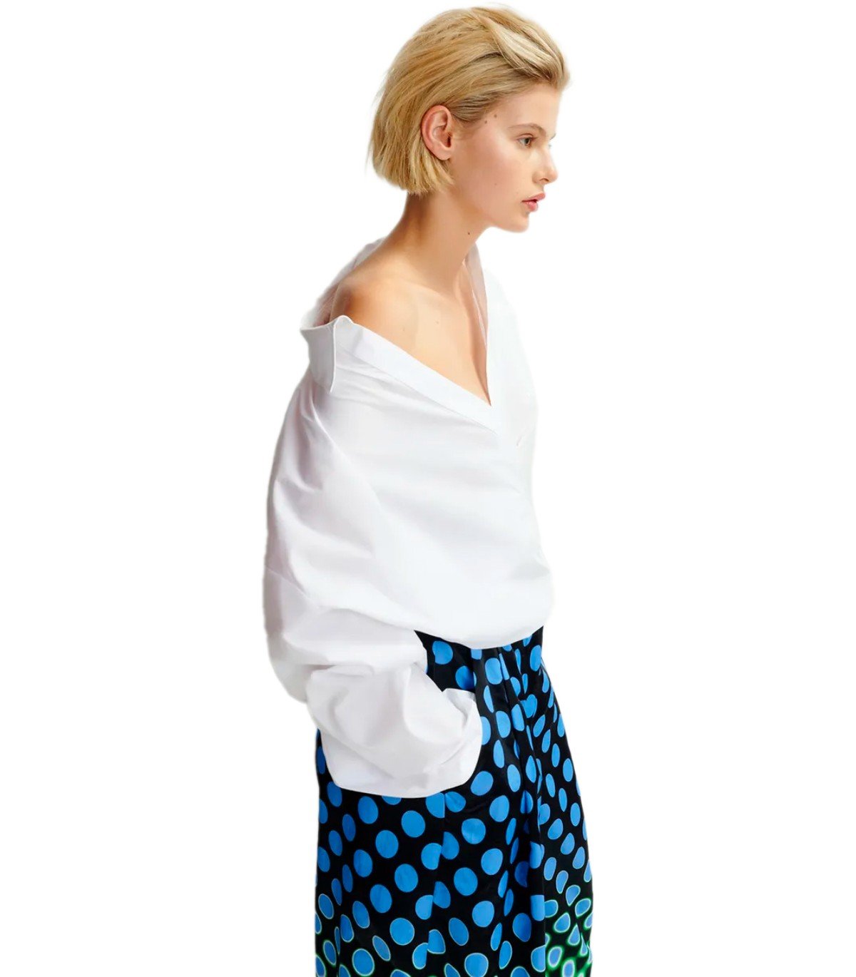 ESSENTIEL ANTWERP HARE2 WHITE BLOUSE