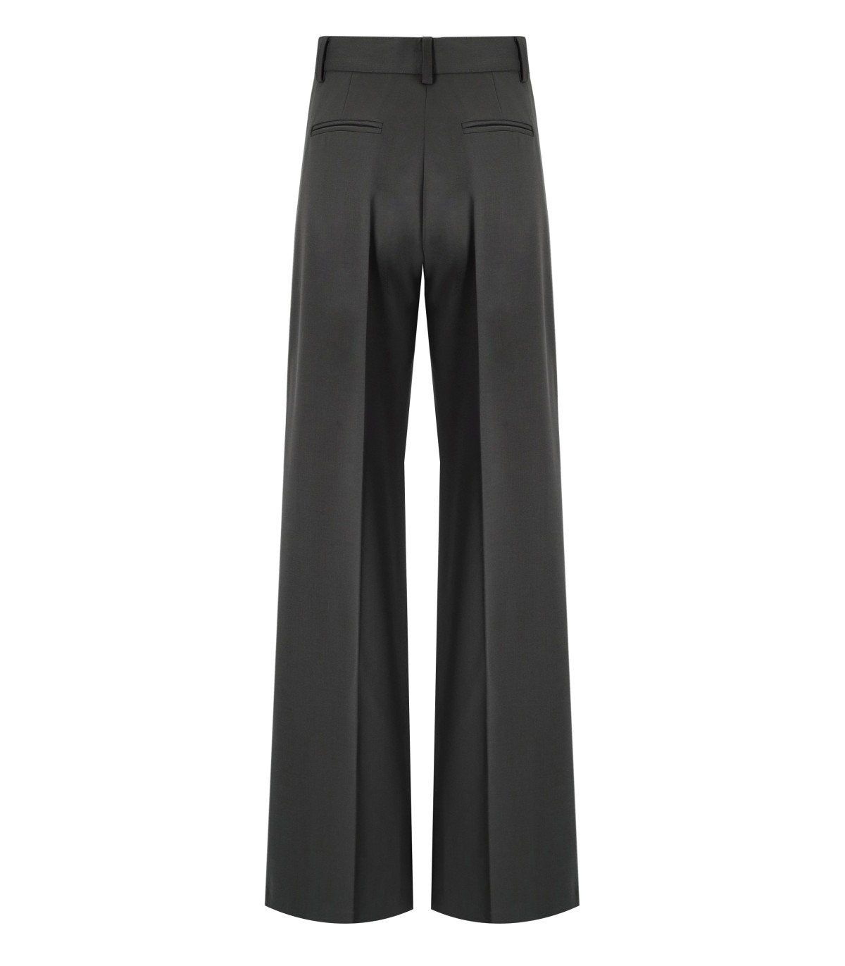FEDERICA TOSI DARK GREY WIDE LEG PANTS