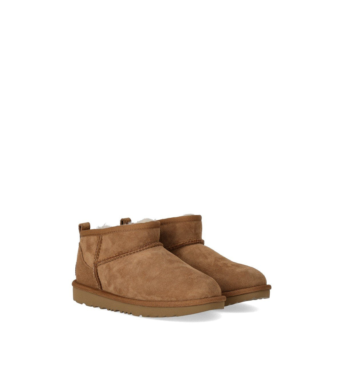 UGG K CLASSIC ULTRA MINI CHESTNUT BOOT