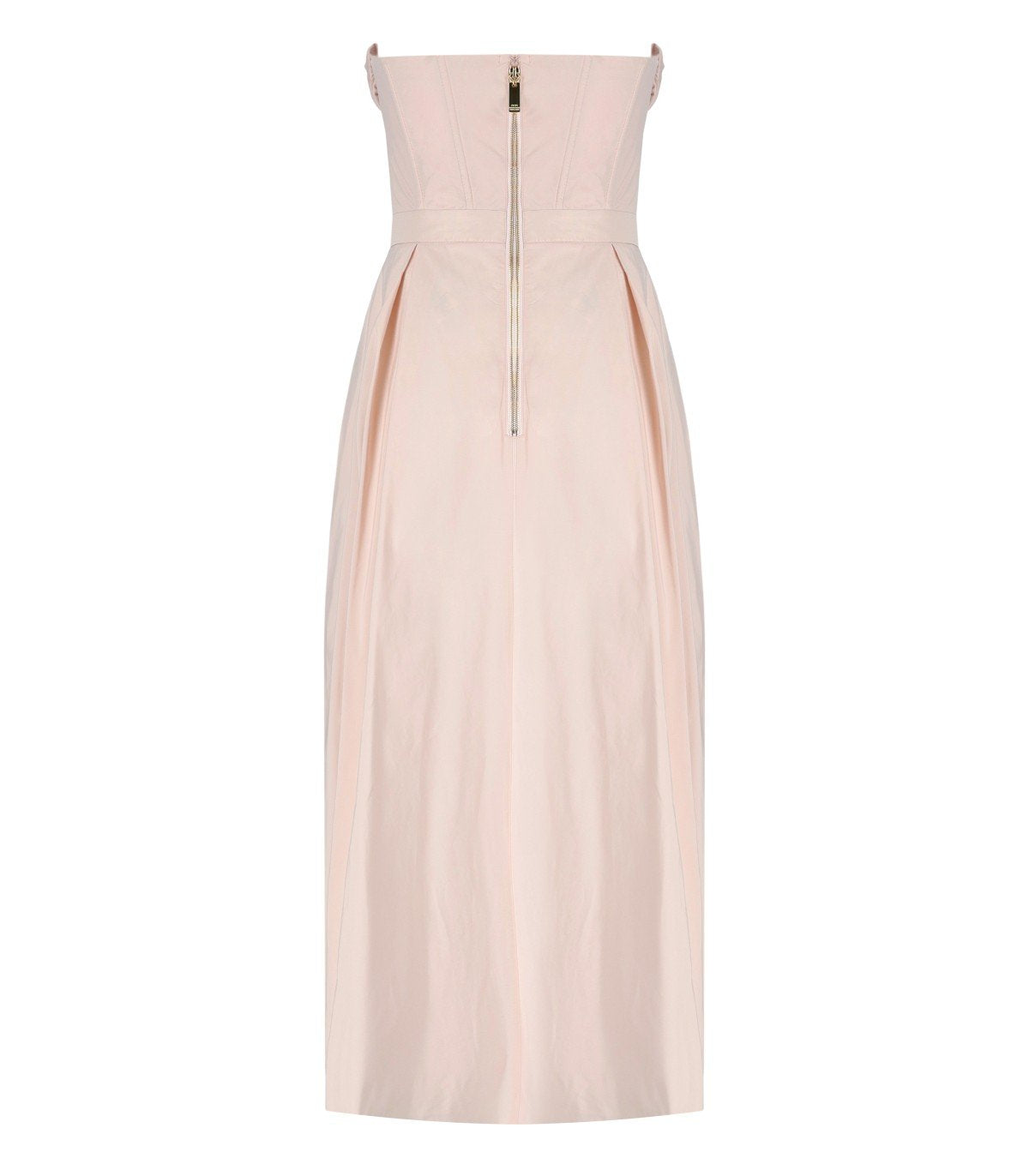 ELISABETTA FRANCHI ROSA BABY MIDI DRESS WITH ROSES