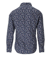 GMF 965 BLUE FLORAL SHIRT