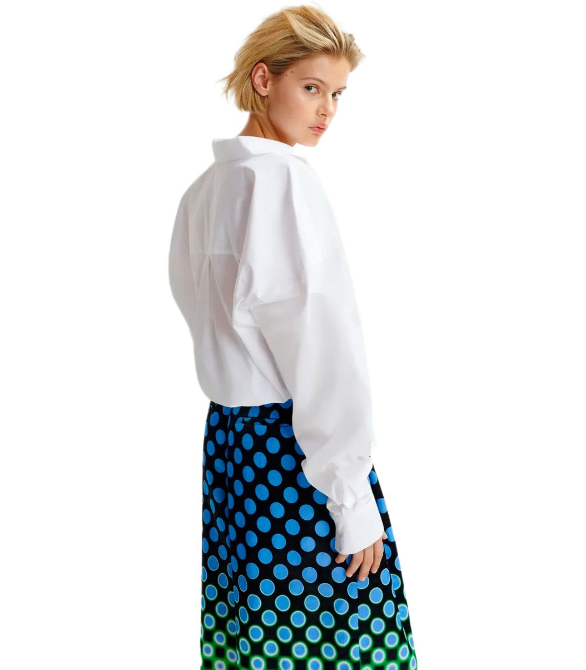 ESSENTIEL ANTWERP HARE2 WHITE BLOUSE