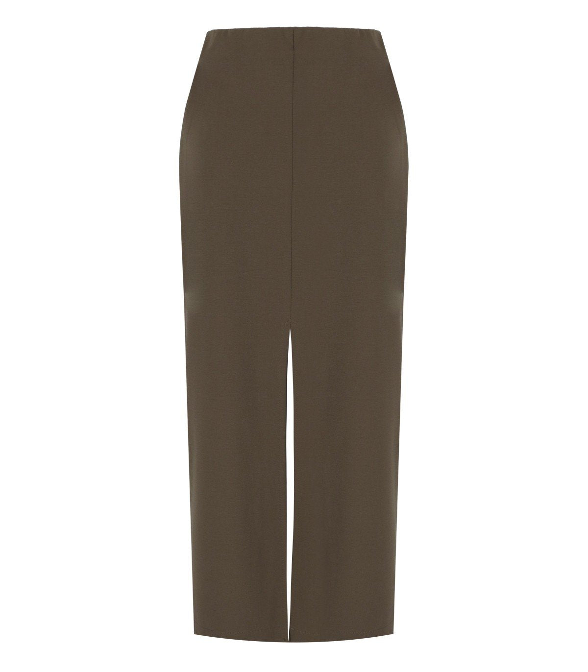 HARRIS WHARF LONDON EBONY GREY MIDI SKIRT