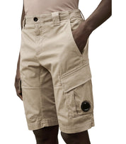 C.P. COMPANY VINTAGE KHAKI CARGO BERMUDASHORTS
