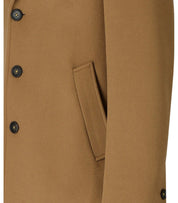 MANUEL RITZ CAMEL SINGLE-BREASTED COAT
