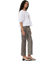 GANNI LEOPARD BETZY JEANS