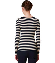 MAGLIA A RIGHE BLU BIANCA TWINSET