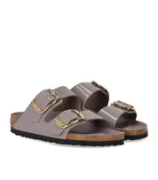 BIRKENSTOCK ARIZONA BIG BUCKLE HIGH SHINE FADED PURPLE SANDAL