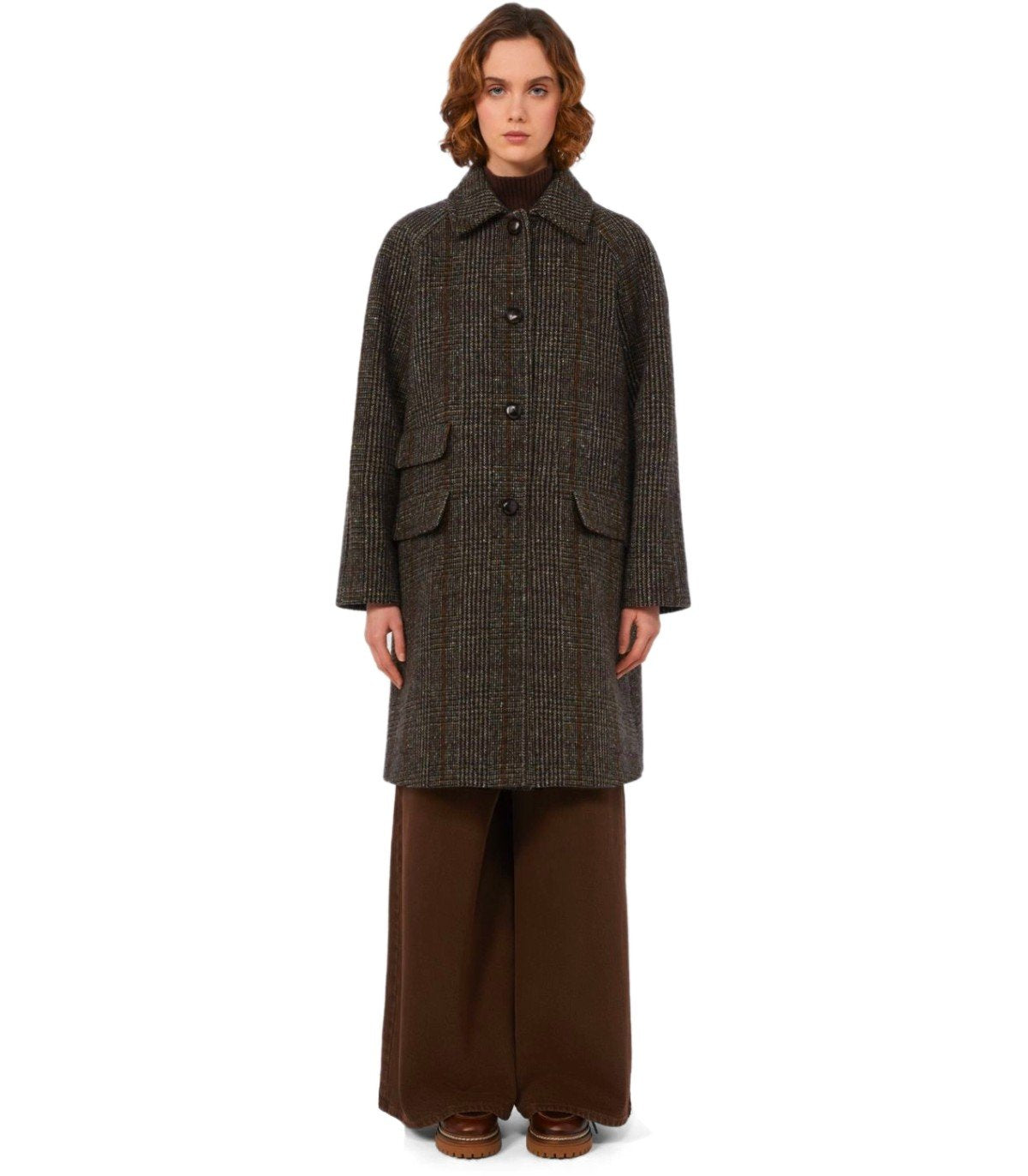 CAPPOTTO PITONE CIOCCOLATO MAX MARA WEEKEND