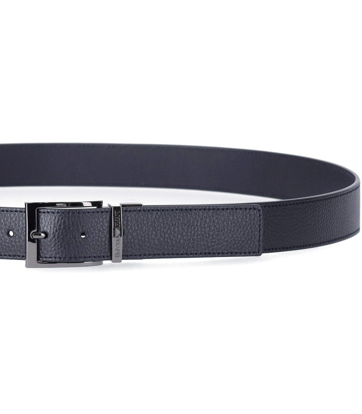 EMPORIO ARMANI NAVY BLUE REVERSIBLE BELT