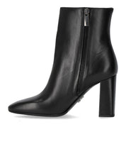 SERGIO LEVANTESI TESSA BLACK HEELED ANKLE BOOT