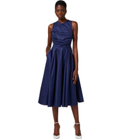 ELISABETTA FRANCHI OLTREMARE MIDI DRESS