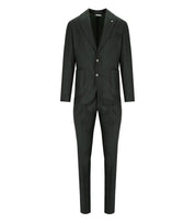 ABITO MONOPETTO VERDE MÉLANGE MANUEL RITZ