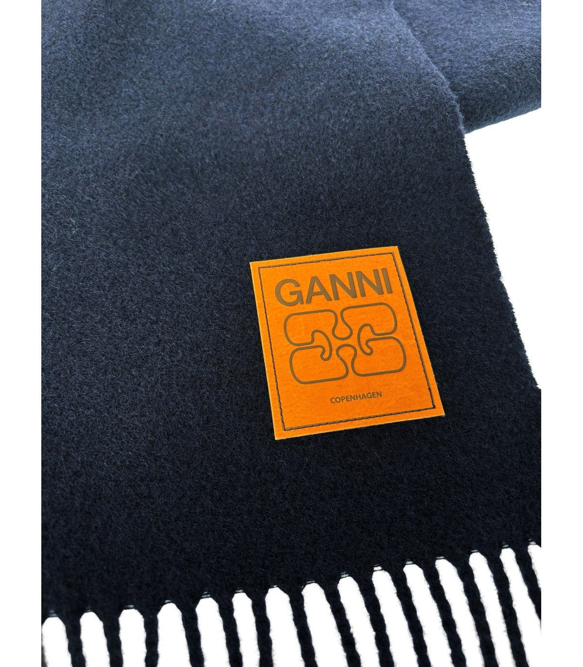 GANNI BLUE SCARF