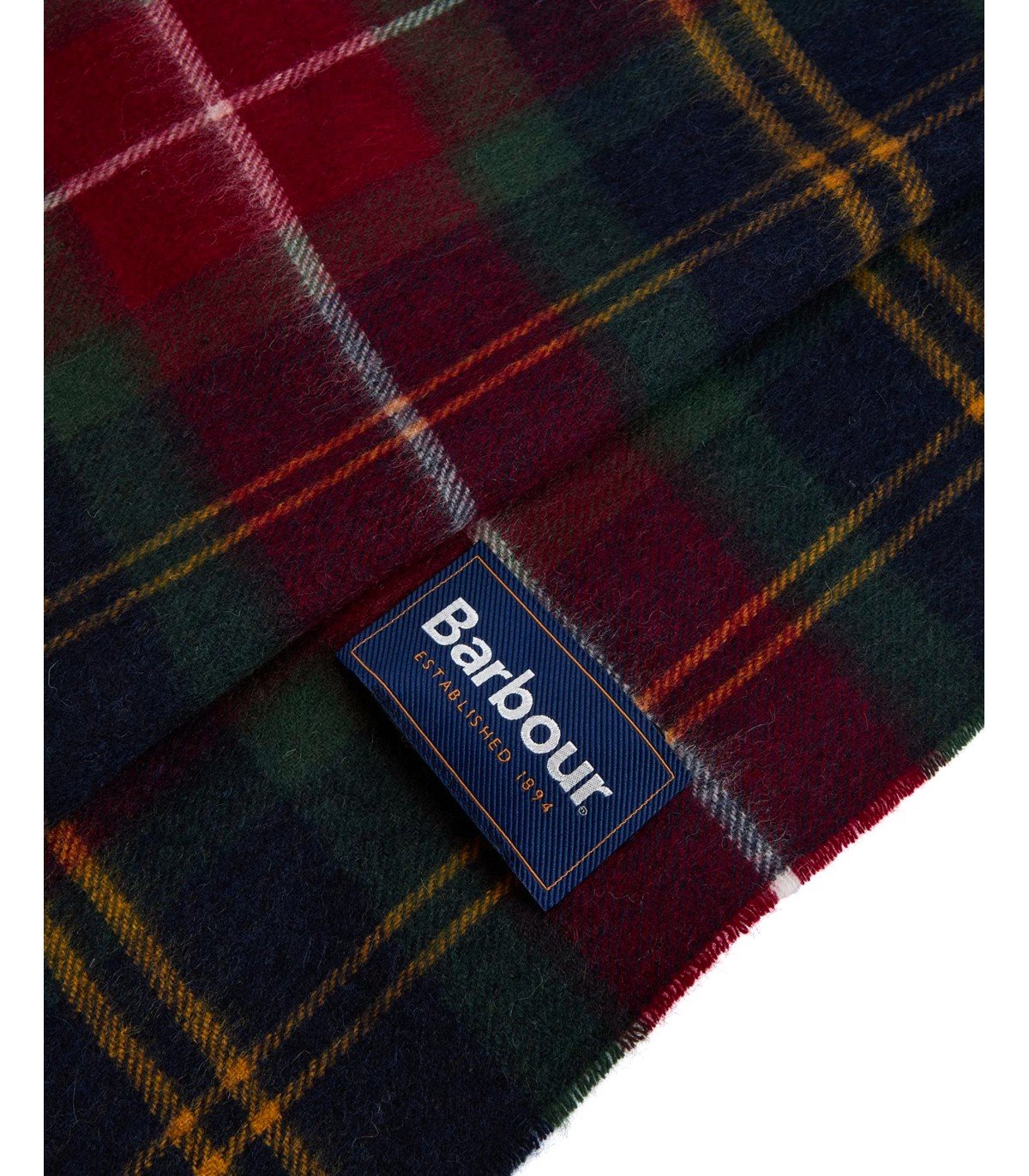 SCIARPA WOOL CASHMERE WINTERBERRY TARTAN  BARBOUR
