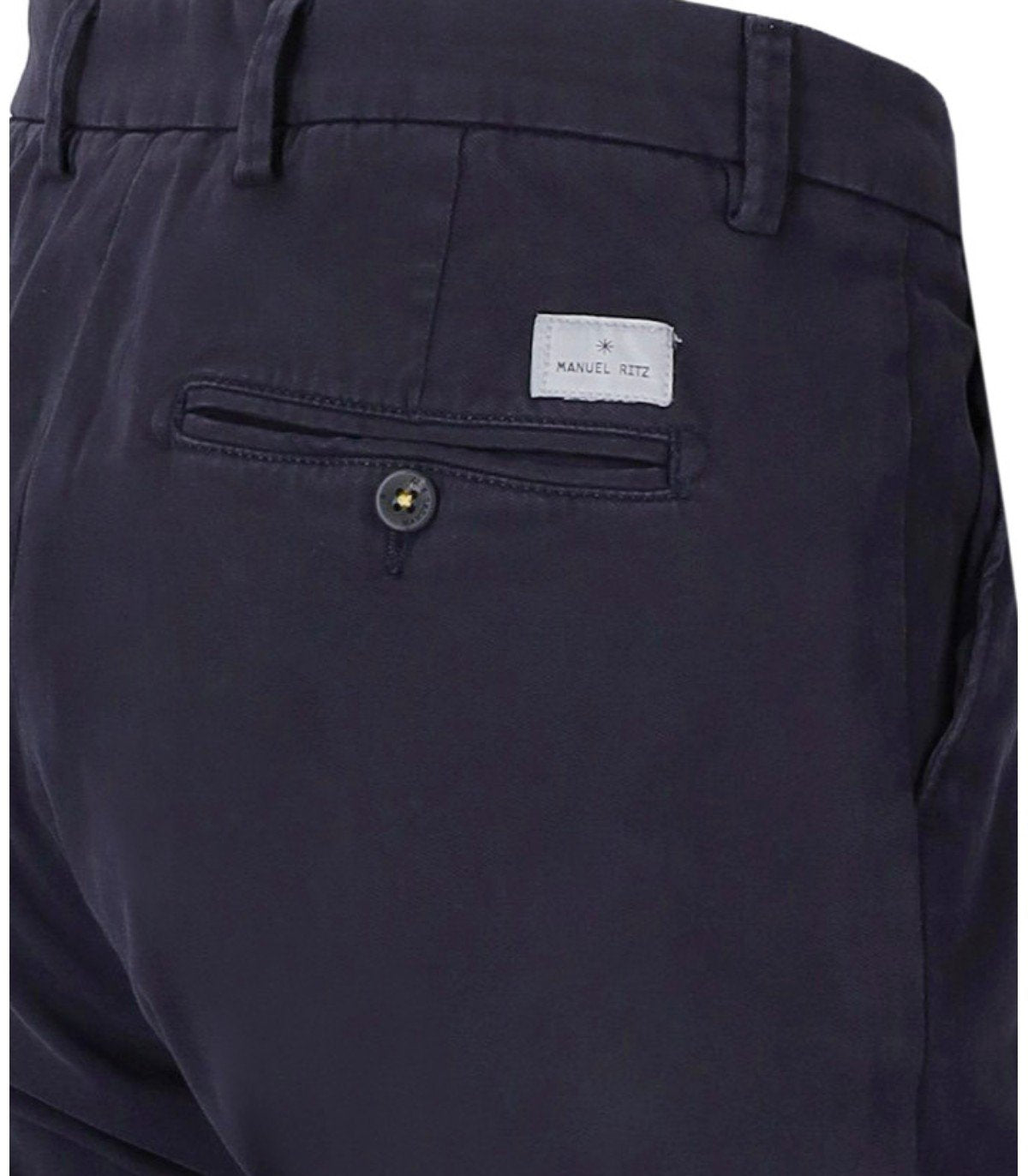 MANUEL RITZ BLUE SLIM FIT PANTS