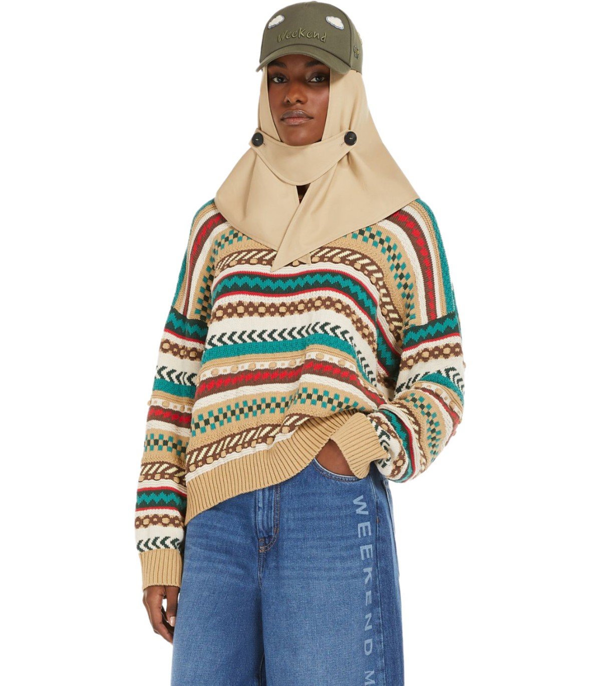 MAGLIONE GIROCOLLO NOVARA BEIGE MAX MARA WEEKEND