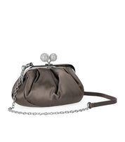 MAX MARA WEEKEND PASTICCINO EMMY SMALL PIOMBO CLUTCH BAG