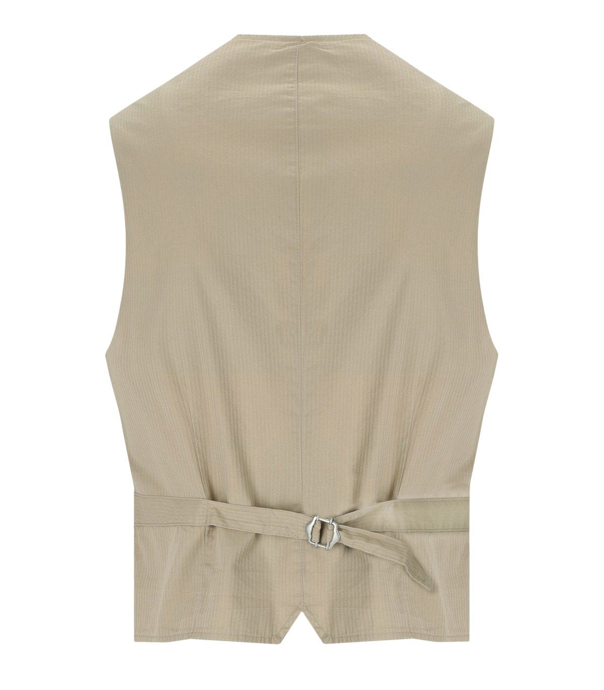 BOB SHOP STRIPED SINGLE-BREASTED VEST