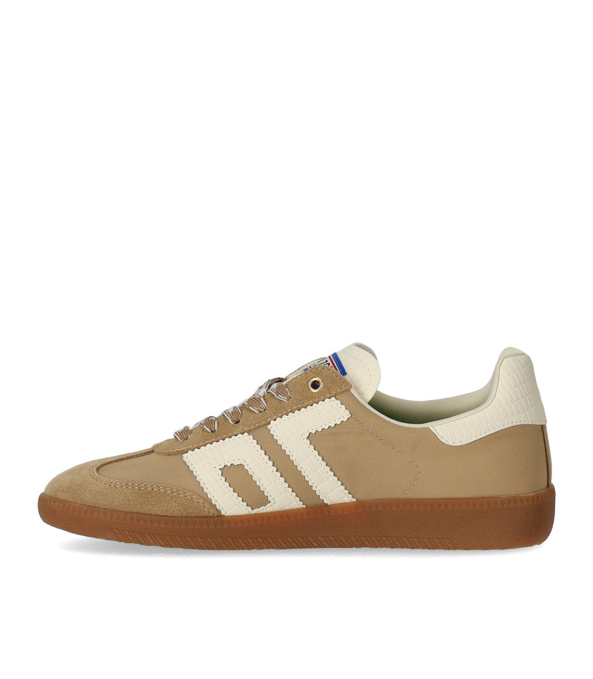 BACK70 GHOST BEIGE MILK CROC SNEAKER