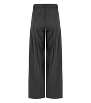 WHITE SAND ANTHRACITE GREY WIDE LEG PANTS
