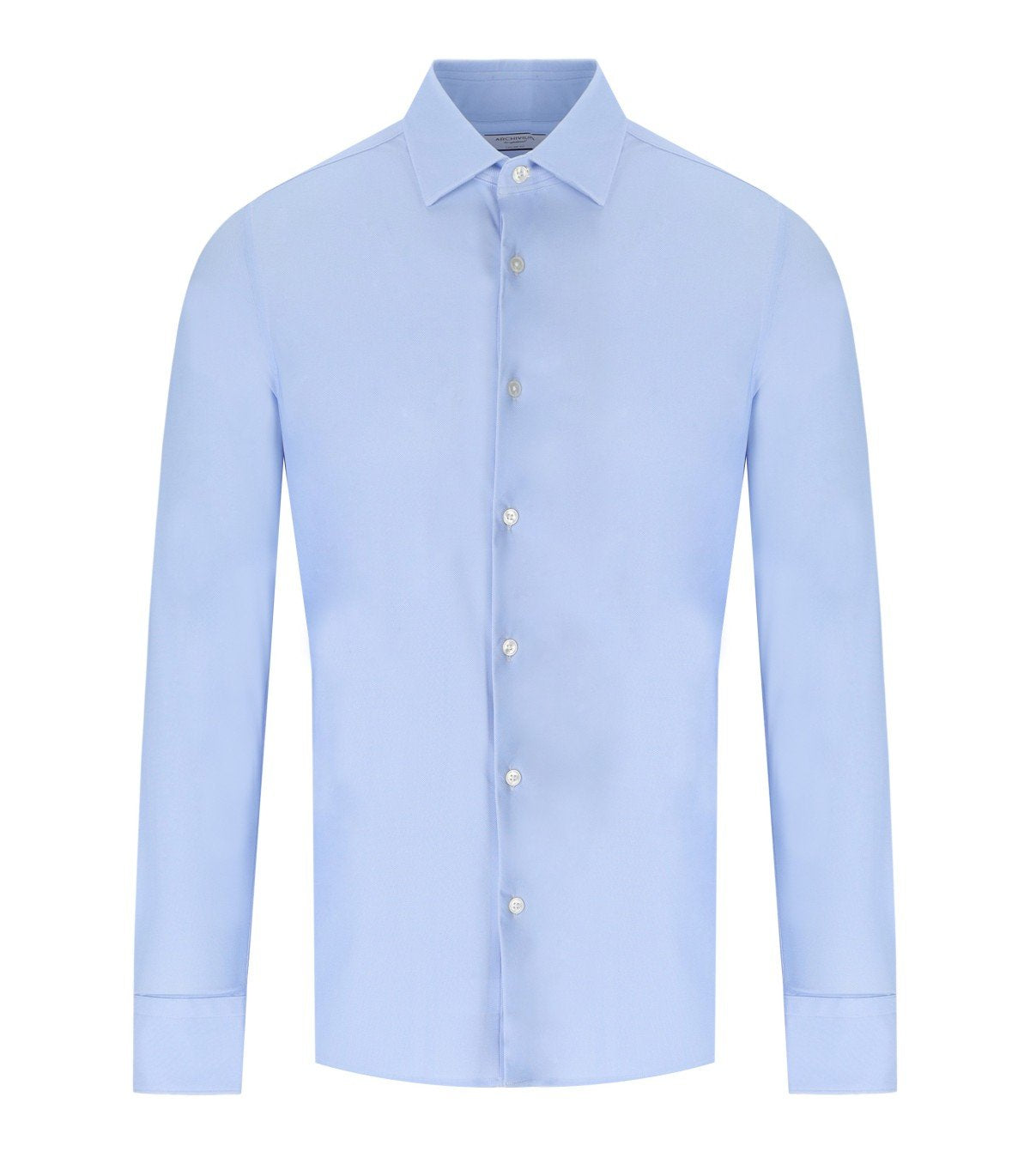 ARCHIVIUM LIGHT BLUE SHIRT WITH MICRO-PATTERN