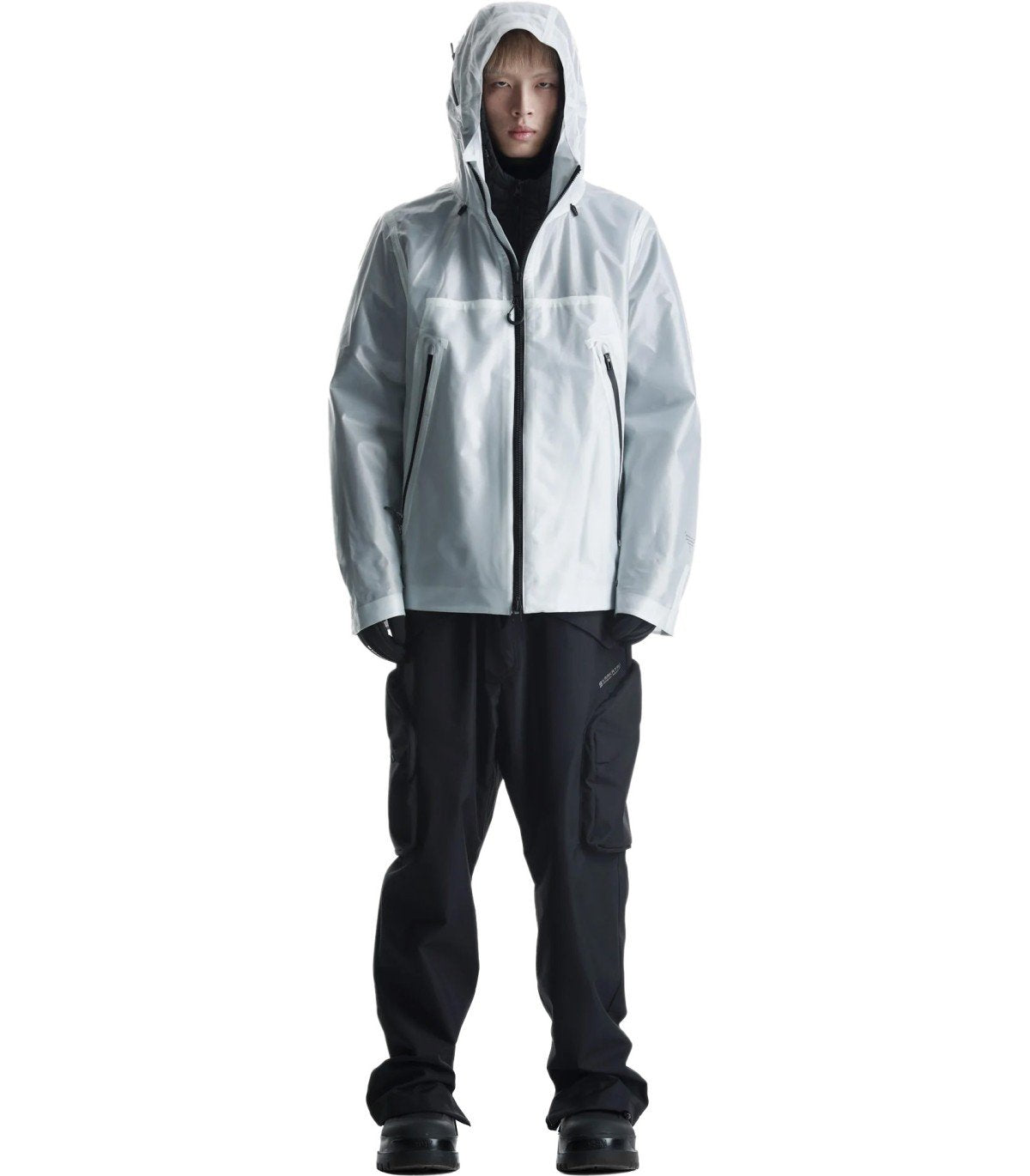 KRAKATAU BICEP LINER WHITE HOODED JACKET