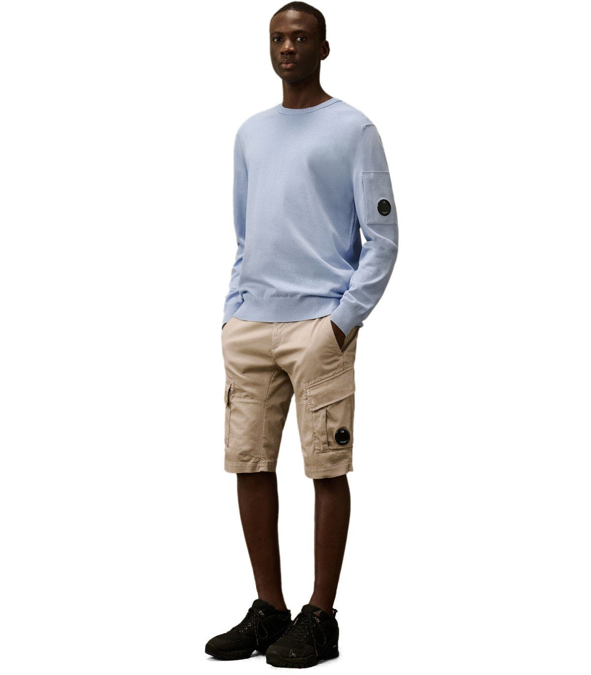 C.P. COMPANY VINTAGE KHAKI CARGO BERMUDASHORTS