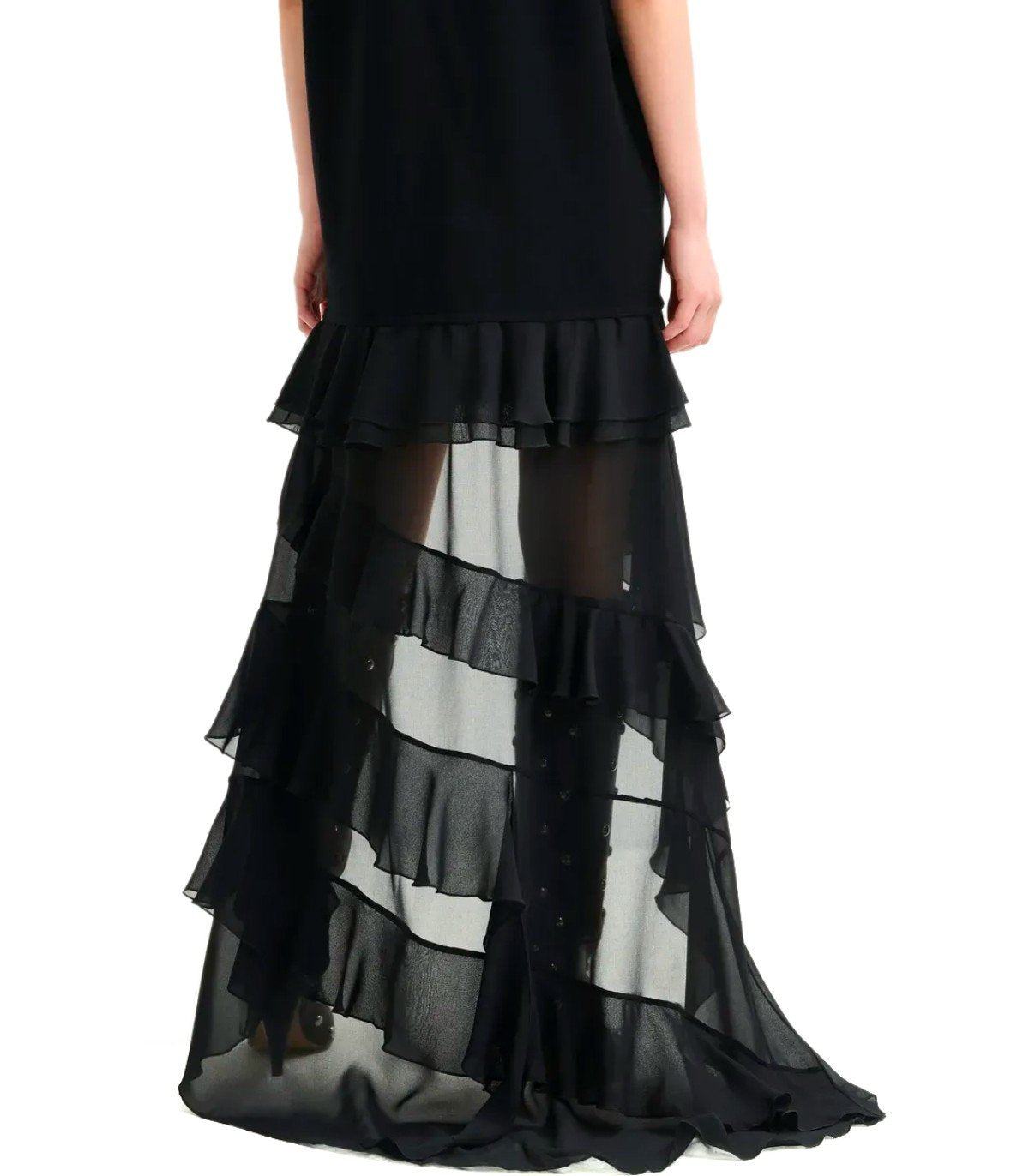 ESSENTIEL ANTWERP IMAILLE BLACK DRESS