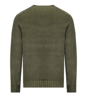 BOB BRADLEY GREEN REVERSIBLE CREWNECK SWEATER