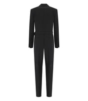 MAX MARA WEEKEND BAVIERA BLACK WRAP JUMPSUIT