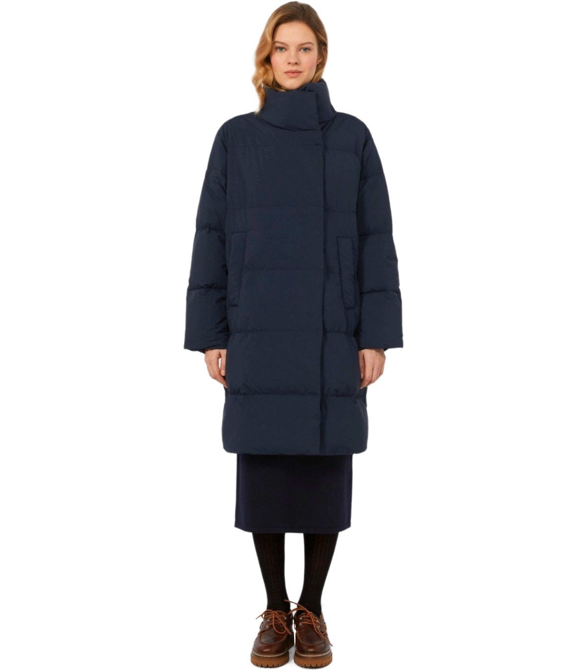 PIUMINO LUNGO TENUTA BLU MAX MARA WEEKEND