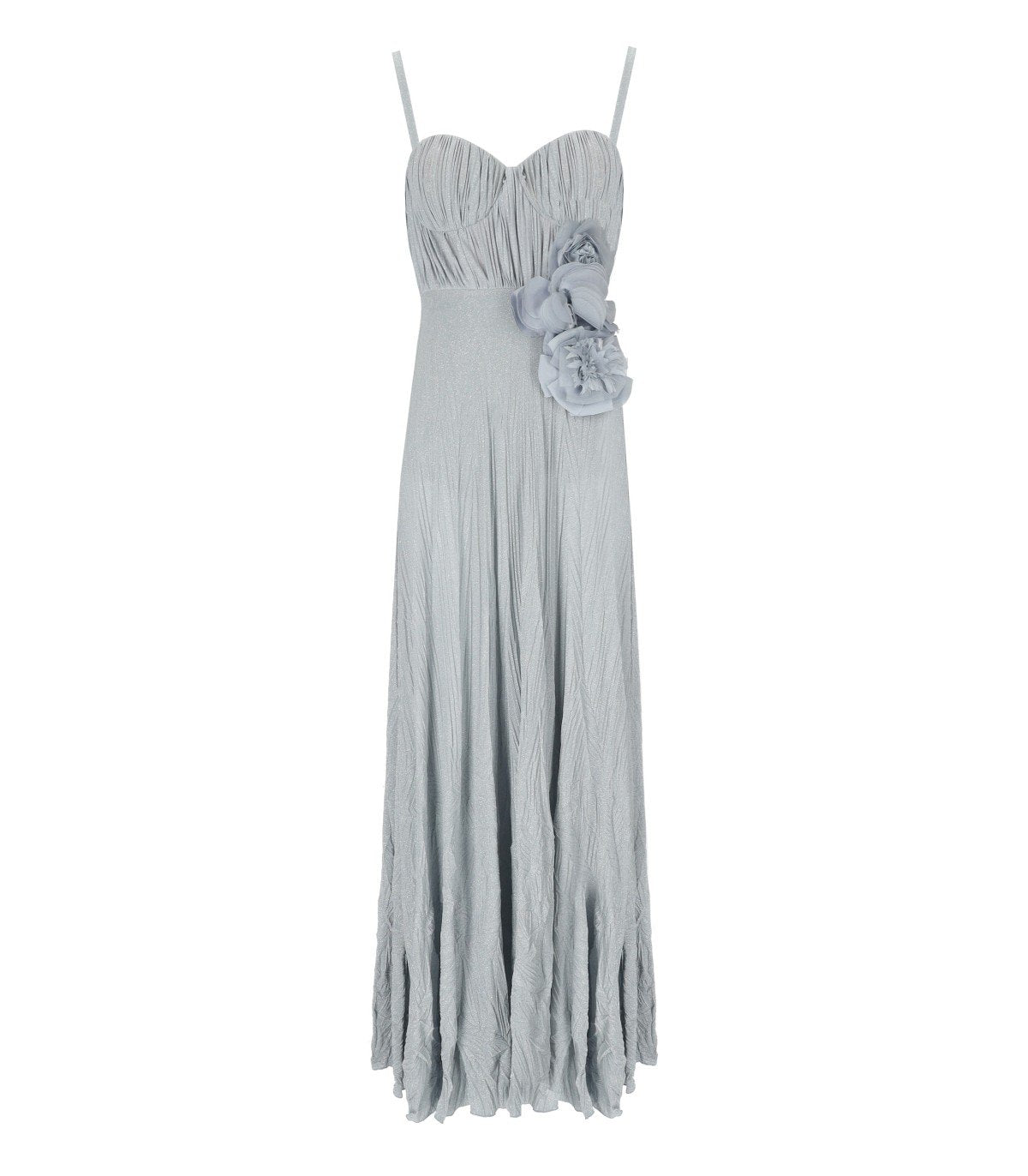 ELISABETTA FRANCHI RED CARPET SKY BLUE DRESS