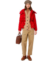 PIUMINO CON CAPPUCCIO SAX ROSSO MAX MARA WEEKEND