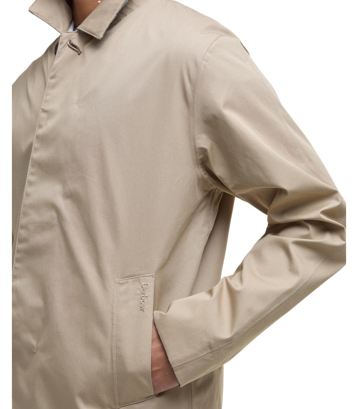 BARBOUR ROKIG WASHED STONE JACKET