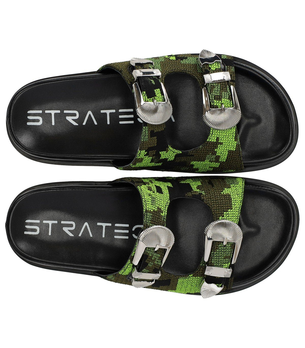 STRATEGIA MILITARY JACQUARD SLIDE