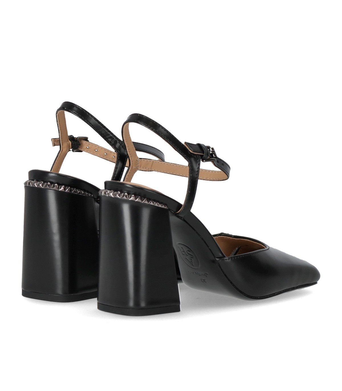 ZAPATO DE TACÓN SLINGBACK ALLURE NEGRO ASH